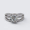 1.4ct Round Diamond Split Shank 3-Row Gold Engagement Ring - 24GG01